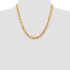 Gold (10K & 14K) Diamond-Cut Rope Chain — 7 mm