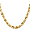Gold (10K & 14K) Diamond-Cut Rope Chain — 8 mm