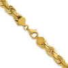 Gold (10K & 14K) Diamond-Cut Rope Chain — 8 mm