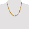 Gold (10K & 14K) Diamond-Cut Rope Chain — 8 mm