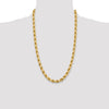 Gold (10K & 14K) Diamond-Cut Rope Chain — 8 mm