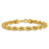 Gold (10K & 14K) Diamond-Cut Rope Chain — 8 mm