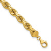 Gold (10K & 14K) Diamond-Cut Rope Chain — 8 mm