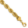 Gold (10K & 14K) Diamond-Cut Rope Chain — 8 mm