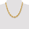 Gold (10K & 14K) Diamond-Cut Rope Chain — 10 mm