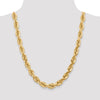 Gold (10K & 14K) Diamond-Cut Rope Chain — 10 mm