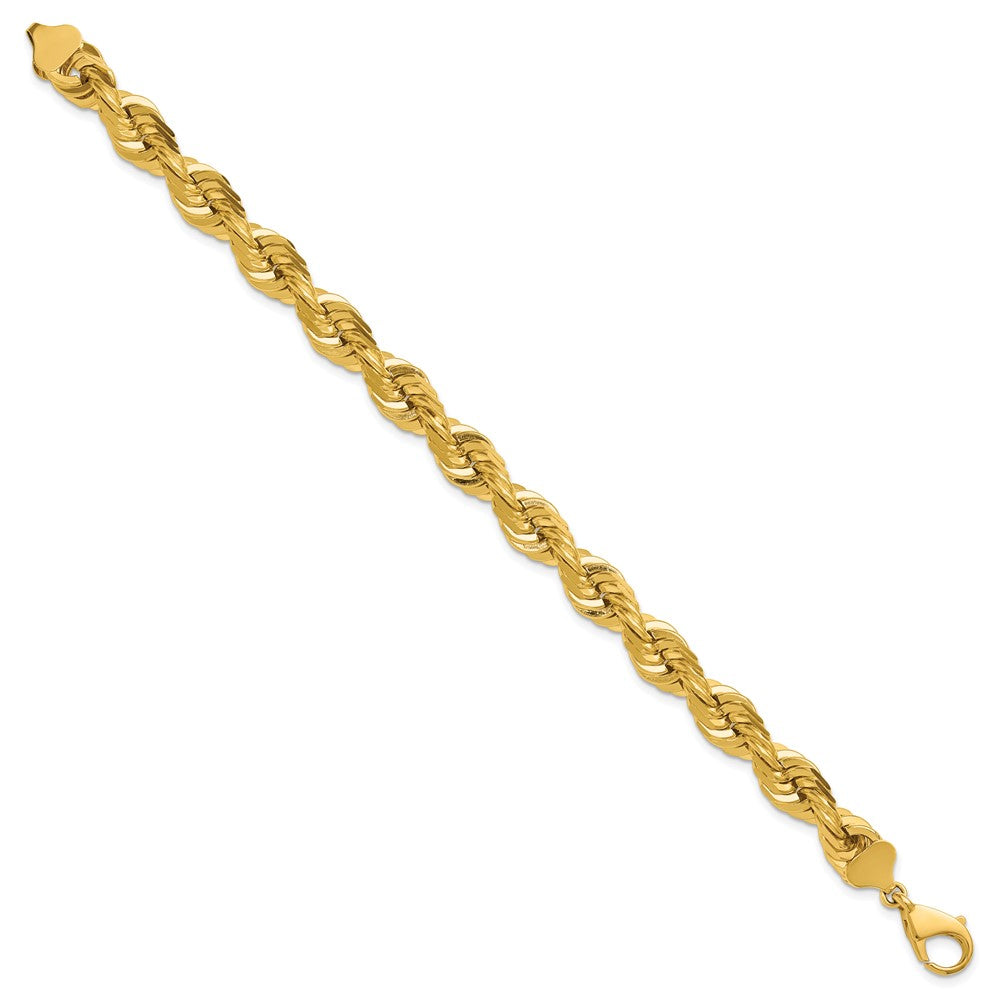 Gold (10K & 14K) Diamond-Cut Rope Chain — 10 mm