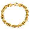 Gold (10K & 14K) Diamond-Cut Rope Chain — 10 mm