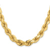Gold (10K & 14K) Diamond-Cut Rope Chain — 12 mm