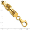 Gold (10K & 14K) Diamond-Cut Rope Chain — 12 mm