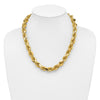 Gold (10K & 14K) Diamond-Cut Rope Chain — 12 mm