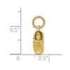 10k Single Baby Shoe Charm