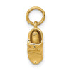 10k Single Baby Shoe Charm