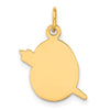 10k Enameled Artist Palette Charm