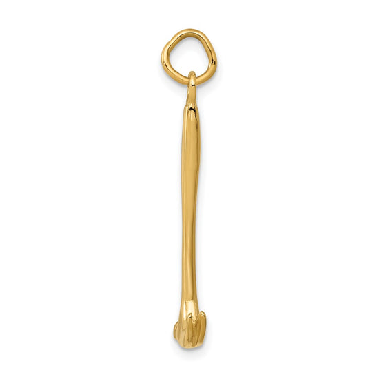 Gold Polished Tool Pendants