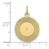 Gold Record Album Charm
