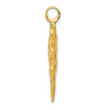 Gold Polished Arrow Pendants
