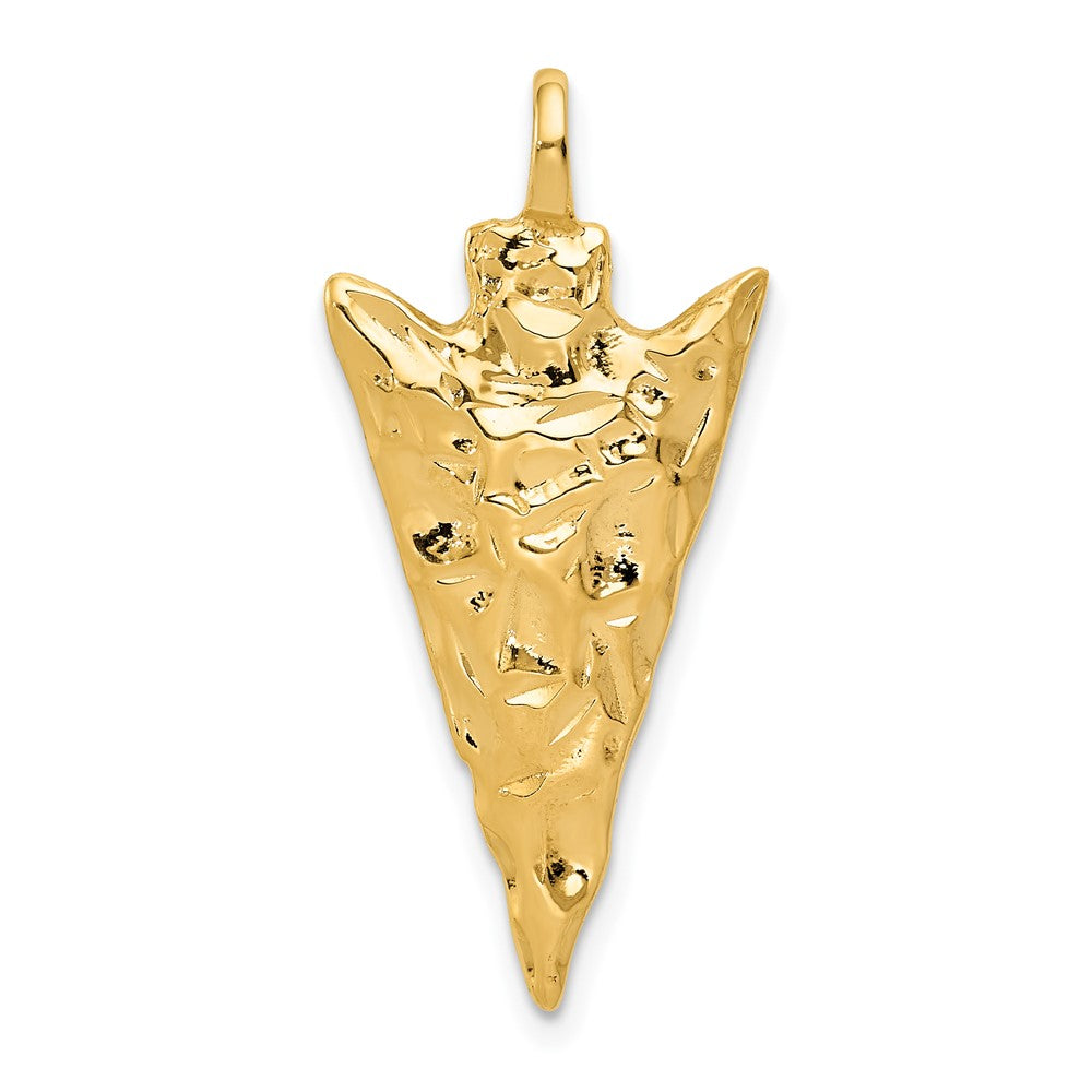 Gold Polished Arrow Pendants
