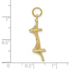 Gold Polished Mackinac Pendant