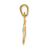 Gold Polished Christmas Pendants