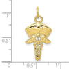 Gold Polished Medical Pendants