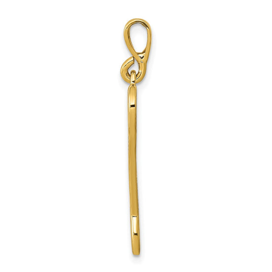 Gold Polished Tool Pendants