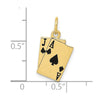 Gold Polished Card Pendants