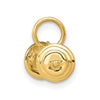 Gold Polished Barbell Pendants