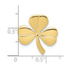 Gold Shamrock Chain Slide