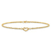Gold Heart Anklets