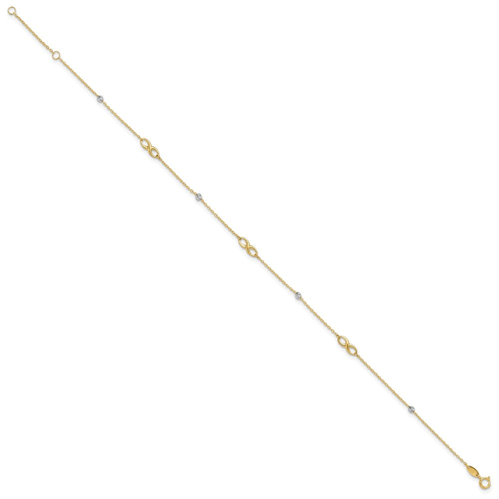Gold Infinity Anklets