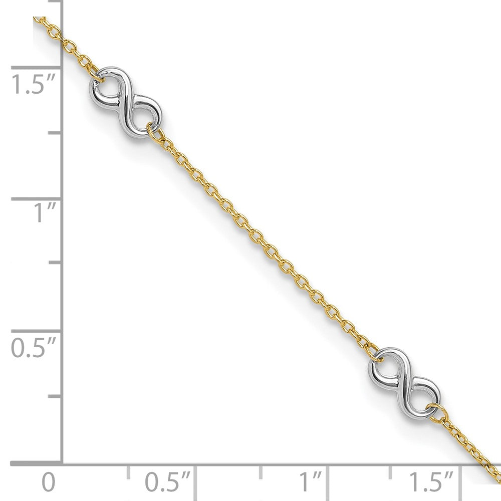 Gold Infinity Anklets