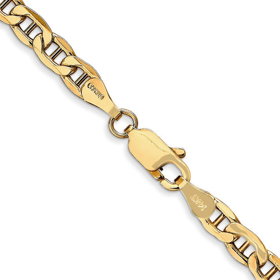 Gold (10K & 14K) Semi-Solid Anchor Chain