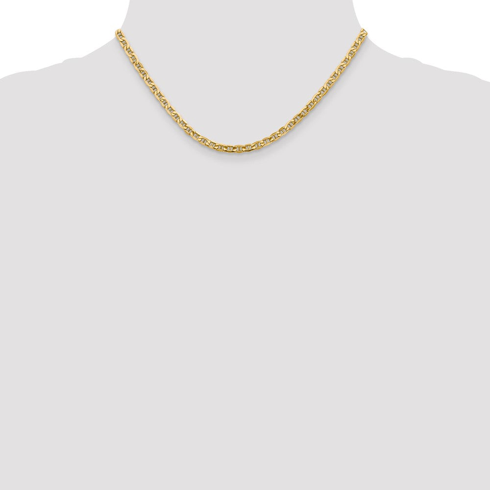Gold (10K & 14K) Semi-Solid Anchor Chain