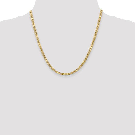 Gold (10K & 14K) Semi-Solid Anchor Chain