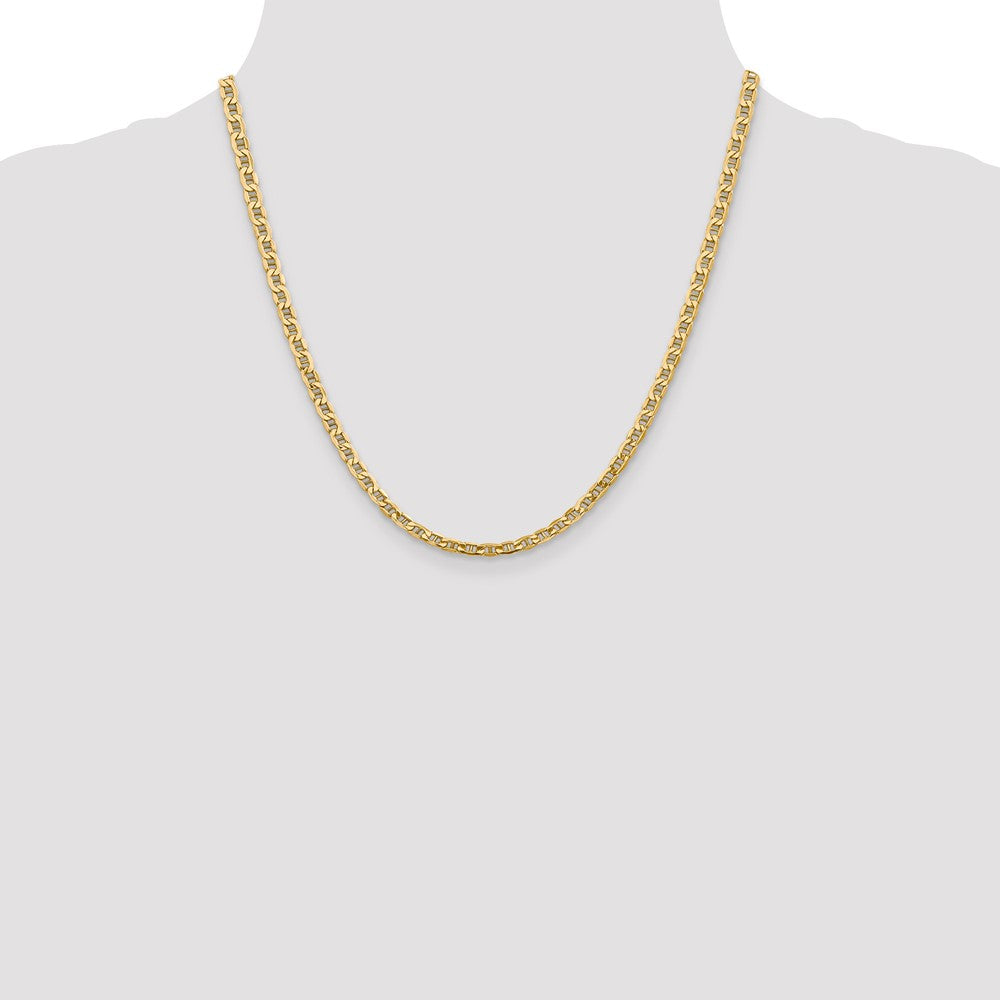 Gold (10K & 14K) Semi-Solid Anchor Chain