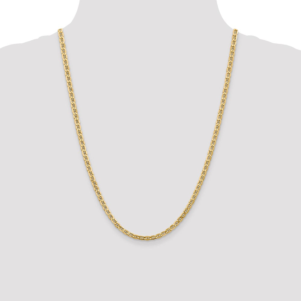 Gold (10K & 14K) Semi-Solid Anchor Chain