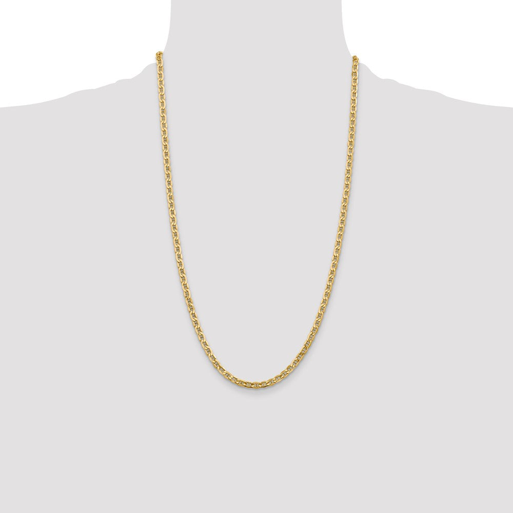 Gold (10K & 14K) Semi-Solid Anchor Chain
