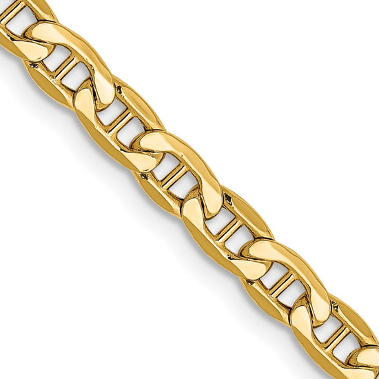 Gold (10K & 14K) Semi-Solid Anchor Chain