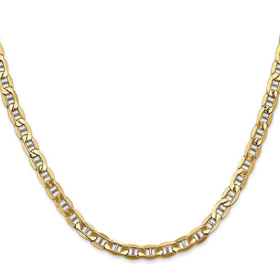 Gold (10K & 14K) Semi-Solid Anchor Chain