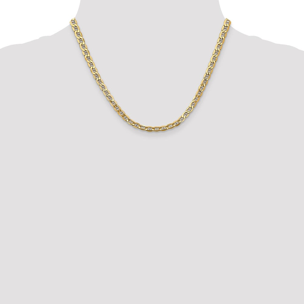 Gold (10K & 14K) Semi-Solid Anchor Chain