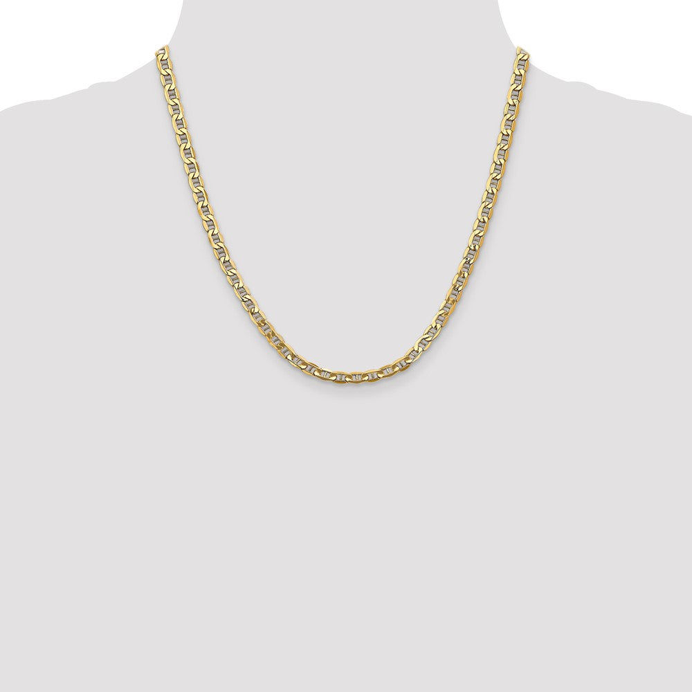 Gold (10K & 14K) Semi-Solid Anchor Chain