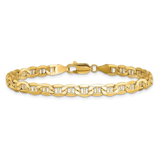 Gold (10K & 14K) Semi-Solid Anchor Chain
