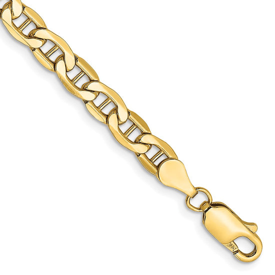 Gold (10K & 14K) Semi-Solid Anchor Chain