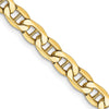 Gold (10K & 14K) Semi-Solid Anchor Chain