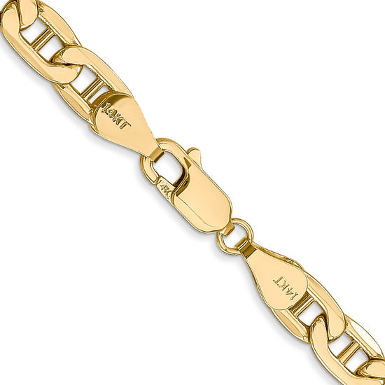 Gold (10K & 14K) Semi-Solid Anchor Chain