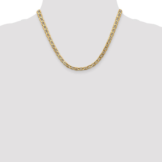 Gold (10K & 14K) Semi-Solid Anchor Chain