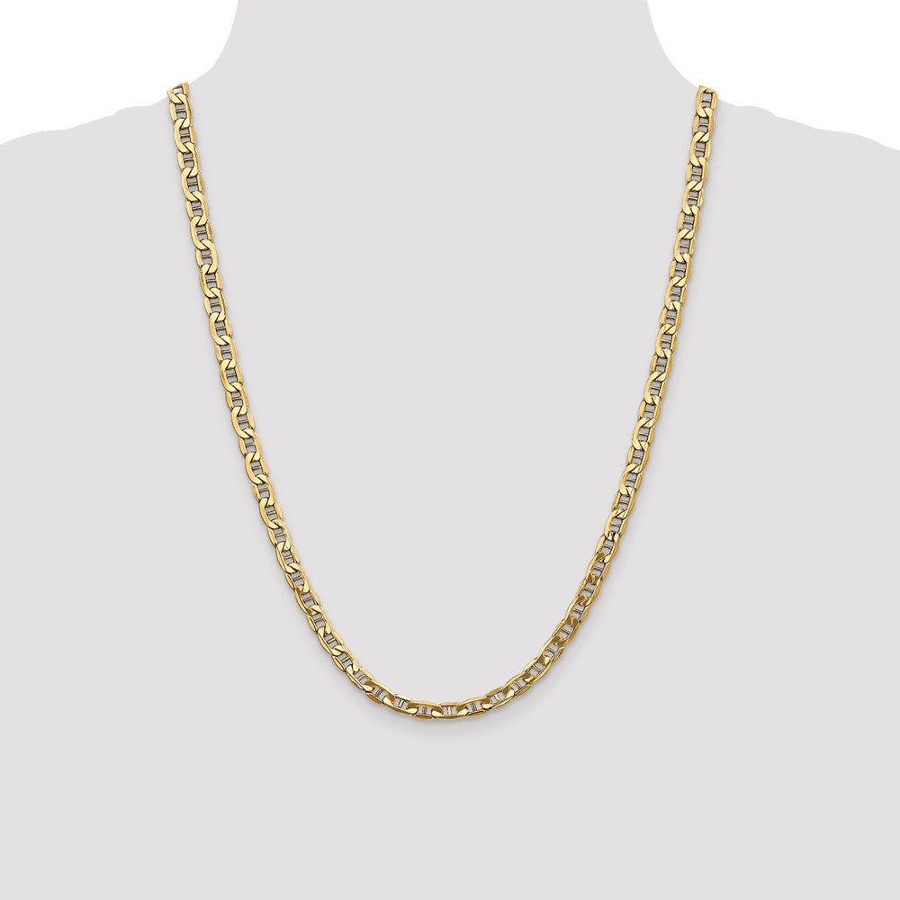 Gold (10K & 14K) Semi-Solid Anchor Chain