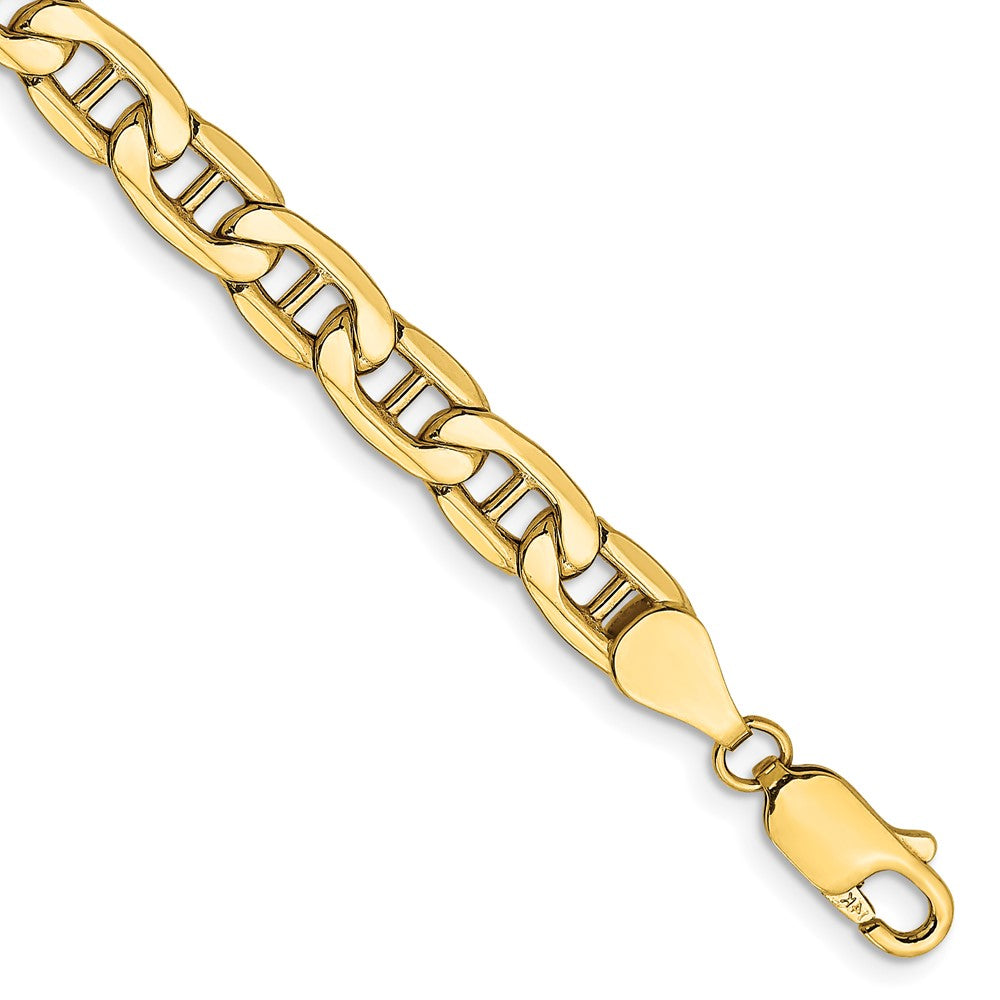 Gold (10K & 14K) Semi-Solid Anchor Chain