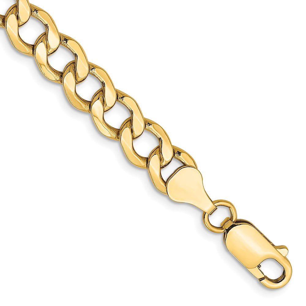 Gold (10K & 14K) Semi-Solid Curb Link Chain